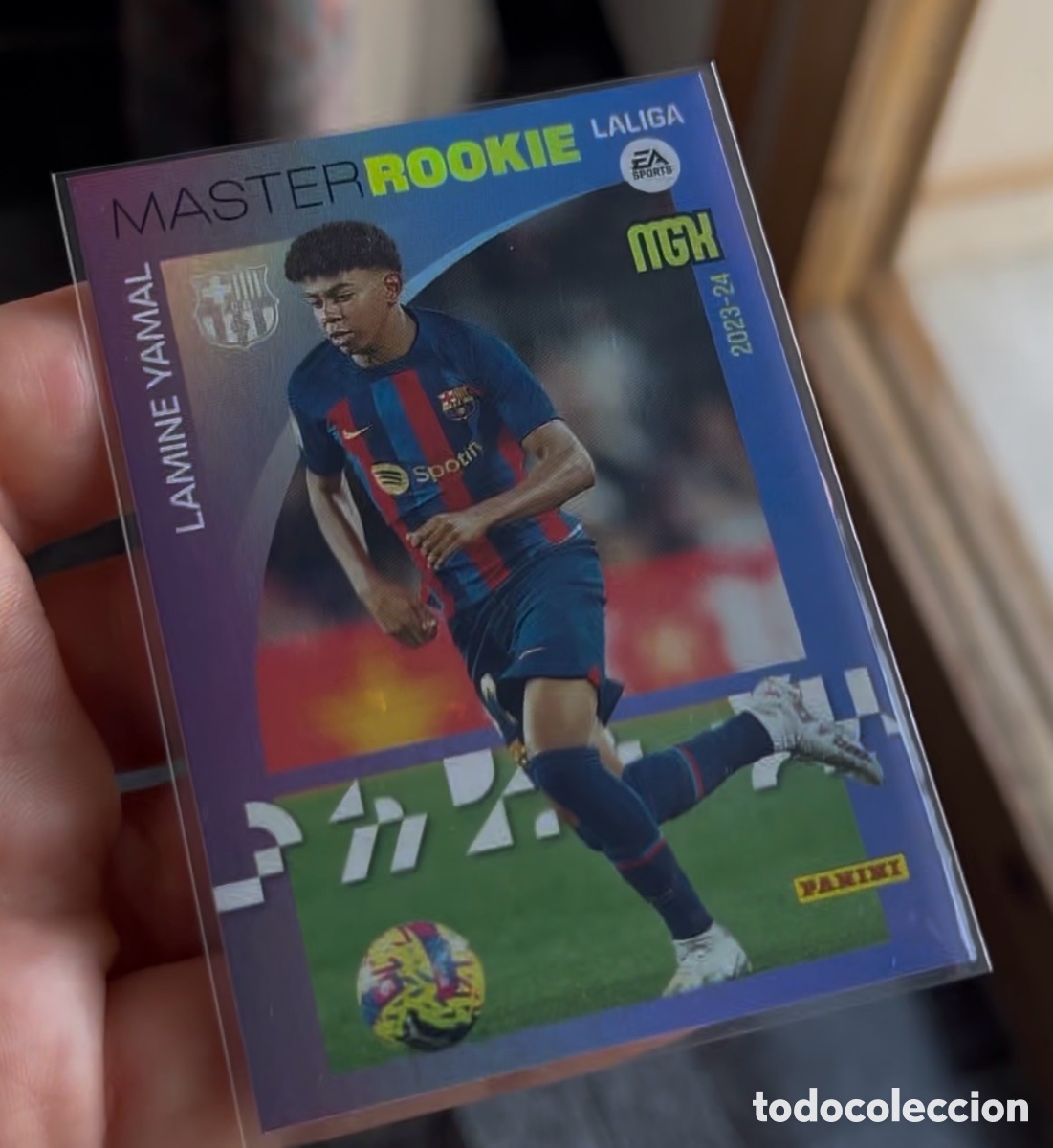 Cromos de f&uacute;tbol: Lamine Yamal Master Rookie 23/24 Panini