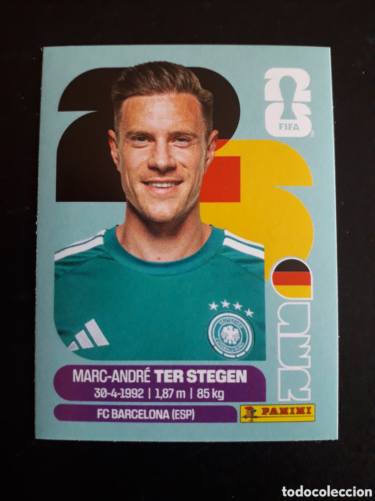 Cromos de f&uacute;tbol: TER STEGEN ALEMANIA GER 2 MUNDIAL F&Uacute;TBOL 2026 FIFA WORLD CUP PANINI SIN PEGAR PEDIDO M&Iacute;NIMO 3&euro;