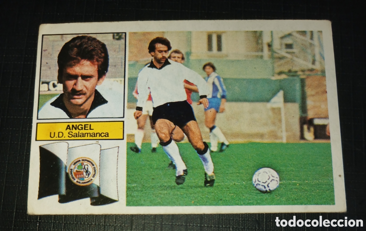 Cromos de f&uacute;tbol: Cromo &Uacute;ltimos Fichajes n&ordm; 13 Angel U.D. Salamanca Ed. Este Liga 1982 1983 82-83 Sin pegar