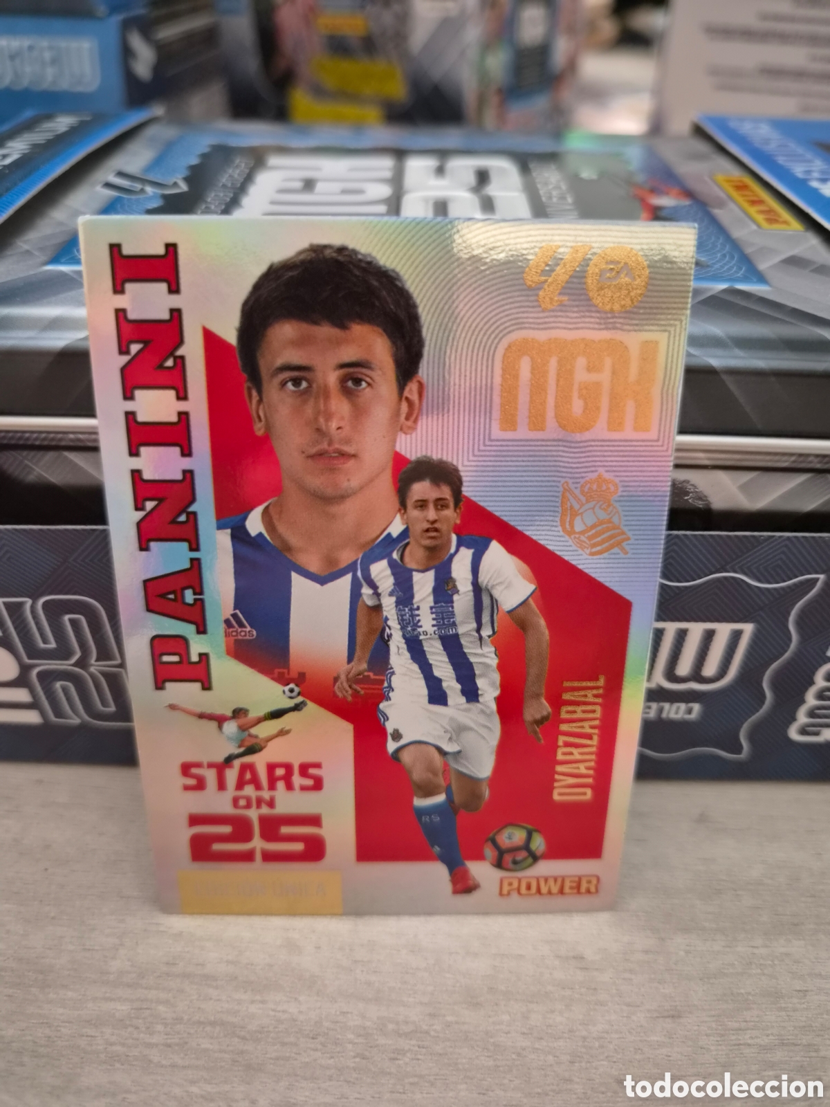 Cromos de f&uacute;tbol: P448 Stars On 25 Power Oyarzabal Megacracks 26/27