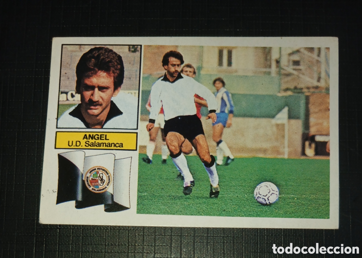 Cromos de f&uacute;tbol: Cromo &Uacute;ltimos Fichajes n&ordm; 13 Angel U.D. Salamanca Ed. Este Liga 1982 1983 82-83 Sin pegar