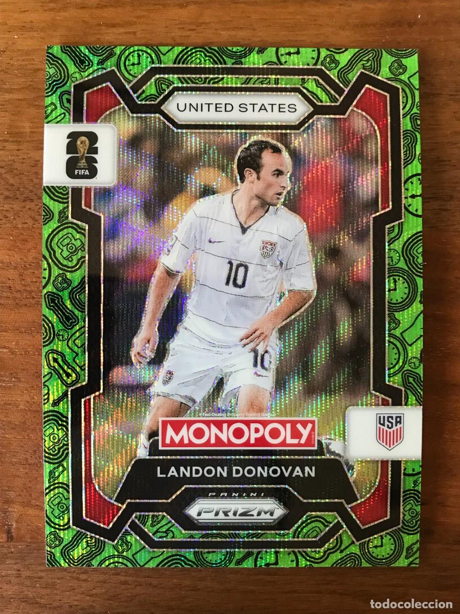 Cromos de f&uacute;tbol: LANDON DONOVAN - ESTADOS UNIDOS - FOUR CORNERS GREEN WAVE - PANINI MONOPOLY PRIZM WORLD CUP 2026 26