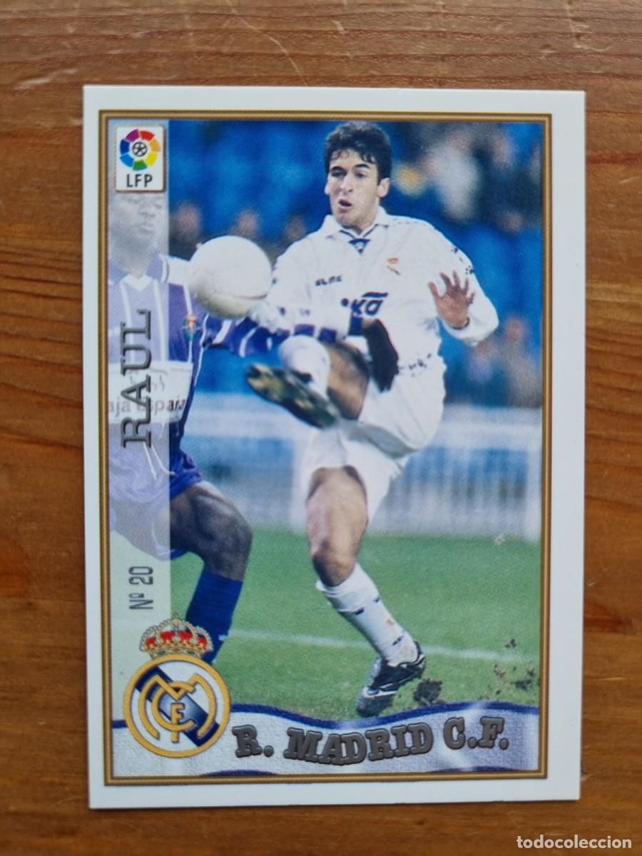 Cromos de Futebol: 20 RA&Uacute;L (Real Madrid CF). Las Fichas de la Liga 1997 1998 97 98 (Mundicromo)