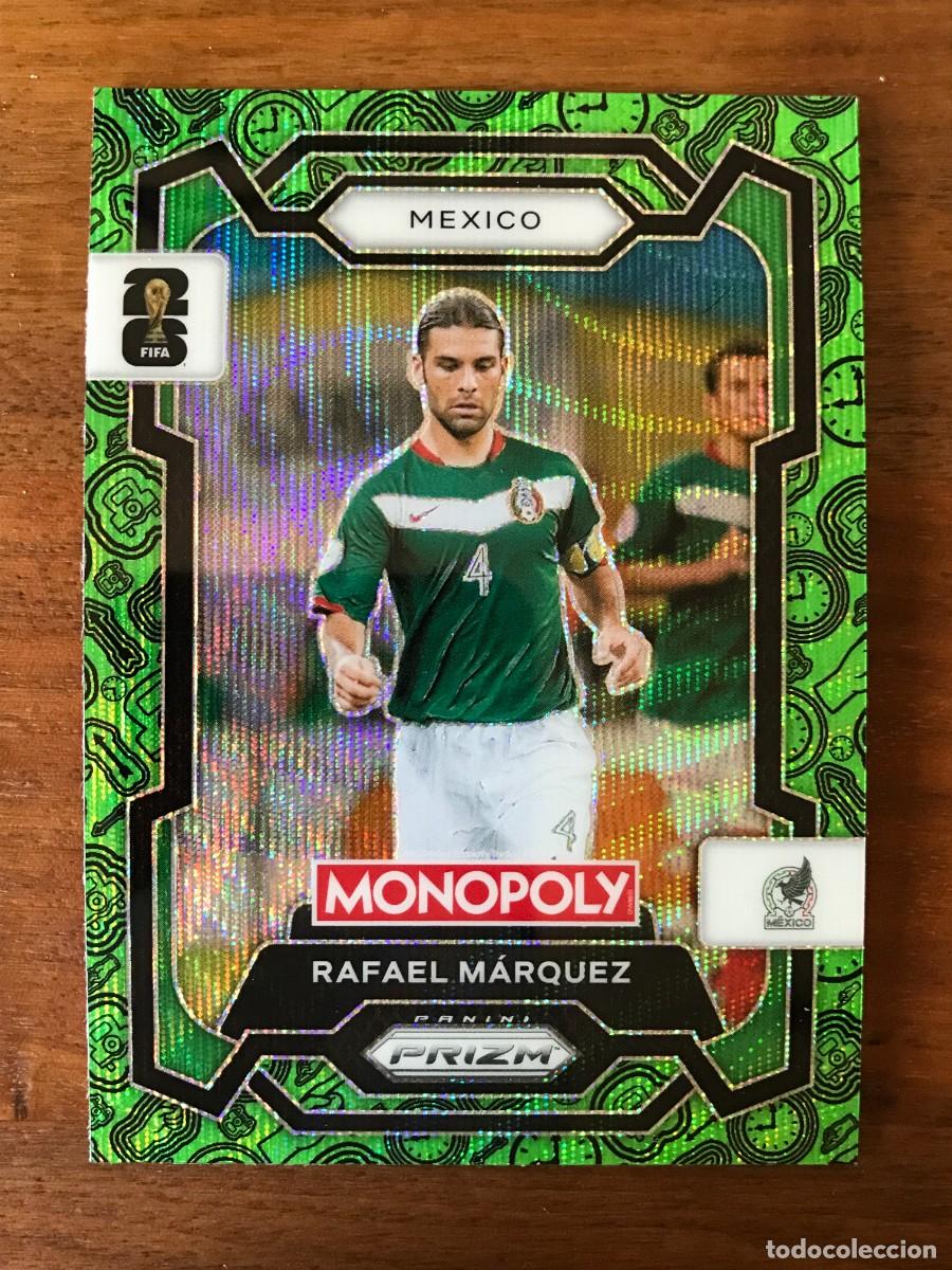 Cromos de f&uacute;tbol: RAFAEL MARQUEZ - MEXICO - FOUR CORNERS GREEN WAVE PRIZM - PANINI MONOPOLY PRIZM WORLD CUP 2026 26