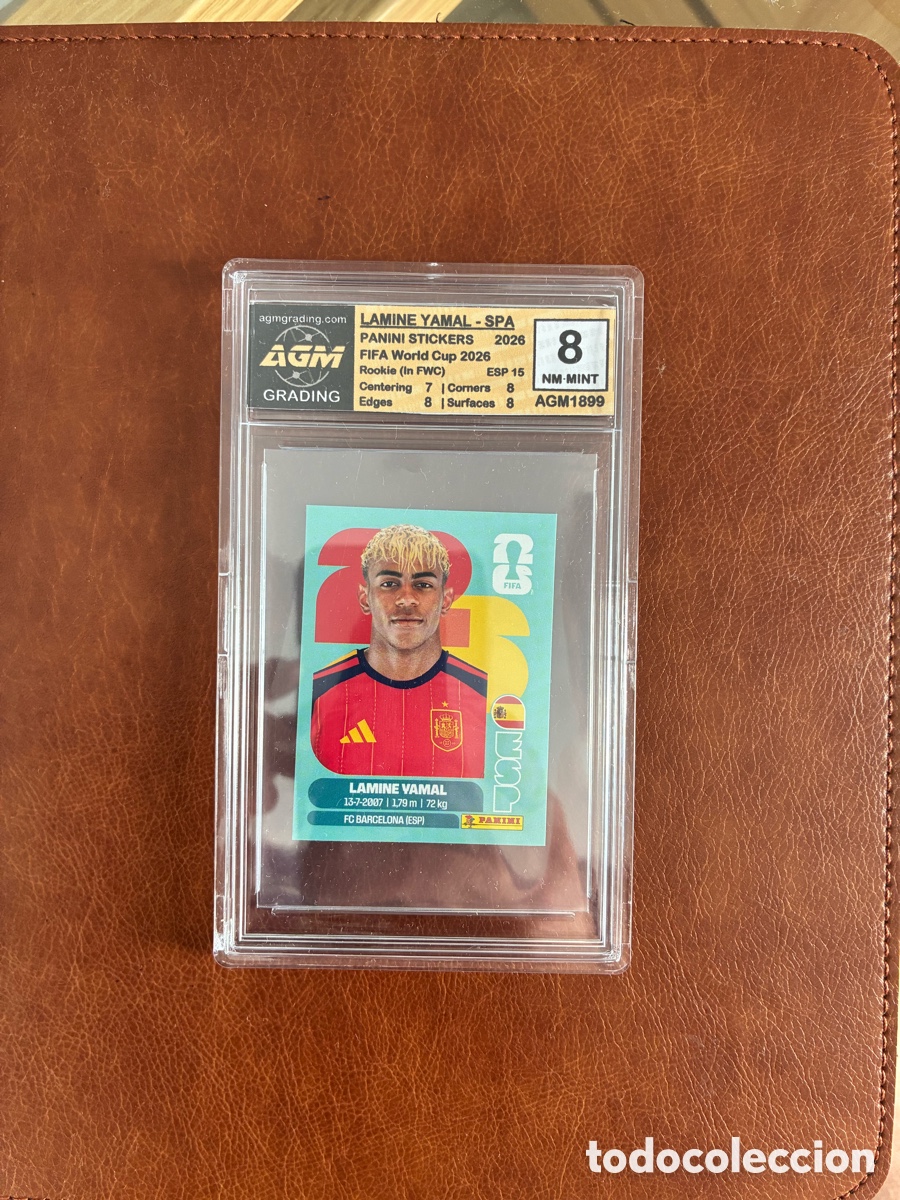 Cromos de f&uacute;tbol: Cromo Gradeado Lamine Yamal