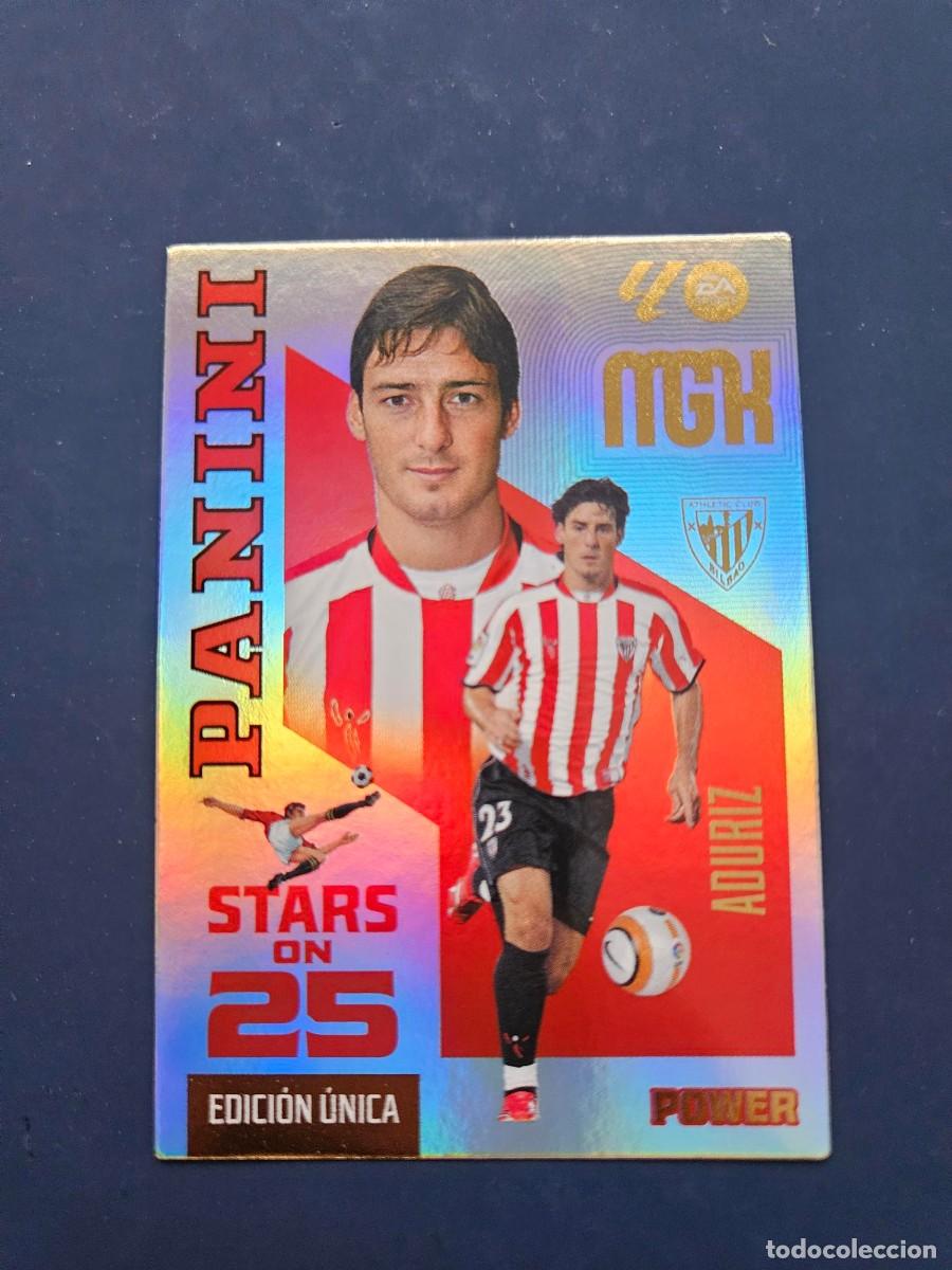 Cromos de f&uacute;tbol: N&ordm; 433P ADURIZ ATHLETIC BILBAO STARS ON 25 POWER EDICION UNICA MGK MEGACRACKS 26 27 2026 2027
