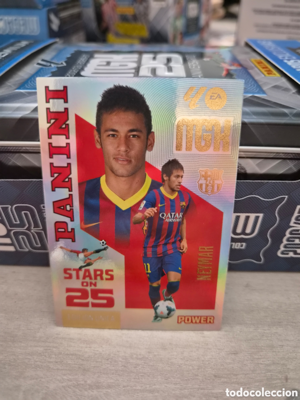 Cromos de f&uacute;tbol: P446 Stars On 25 Power Neymar Megacracks 26/27