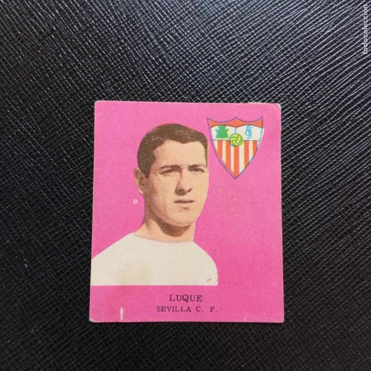 Cromos de f&uacute;tbol: LUQUE SEVILLA FHER 1962 1963 CROMO FUTBOL LIGA 62 63 - DESPEGADO - A42 PG54