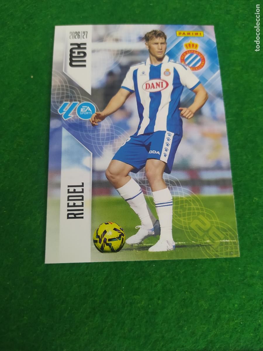 Cromos de f&uacute;tbol: MEGACRACKS 2026 2027 MGK 26 27 NUEVO - ESPANYOL N&ordm; 168 RIEDEL