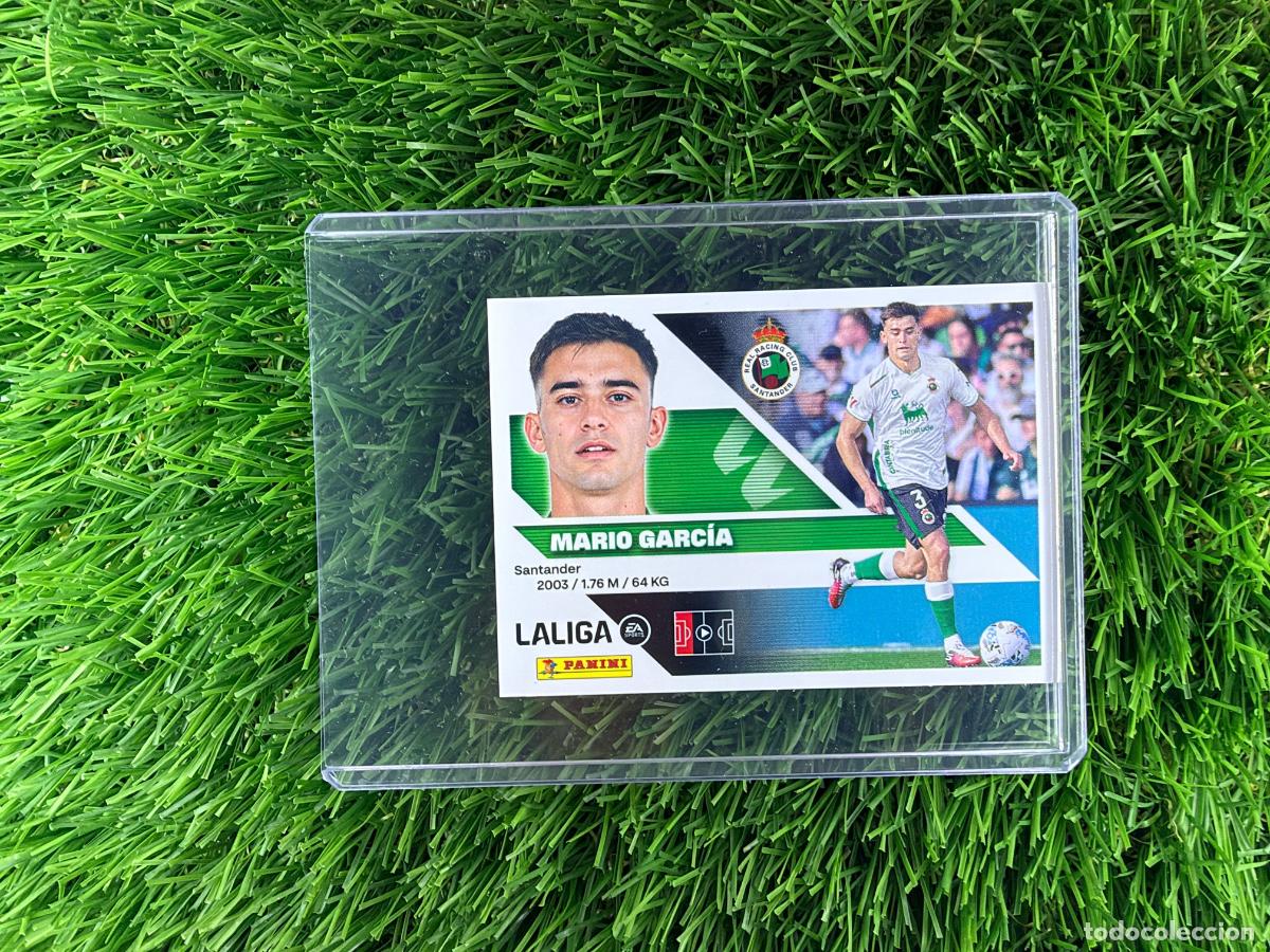 Cromos de f&uacute;tbol: N&ordm; 9B Mario Garc&iacute;a R Racing C Liga Este 26 27