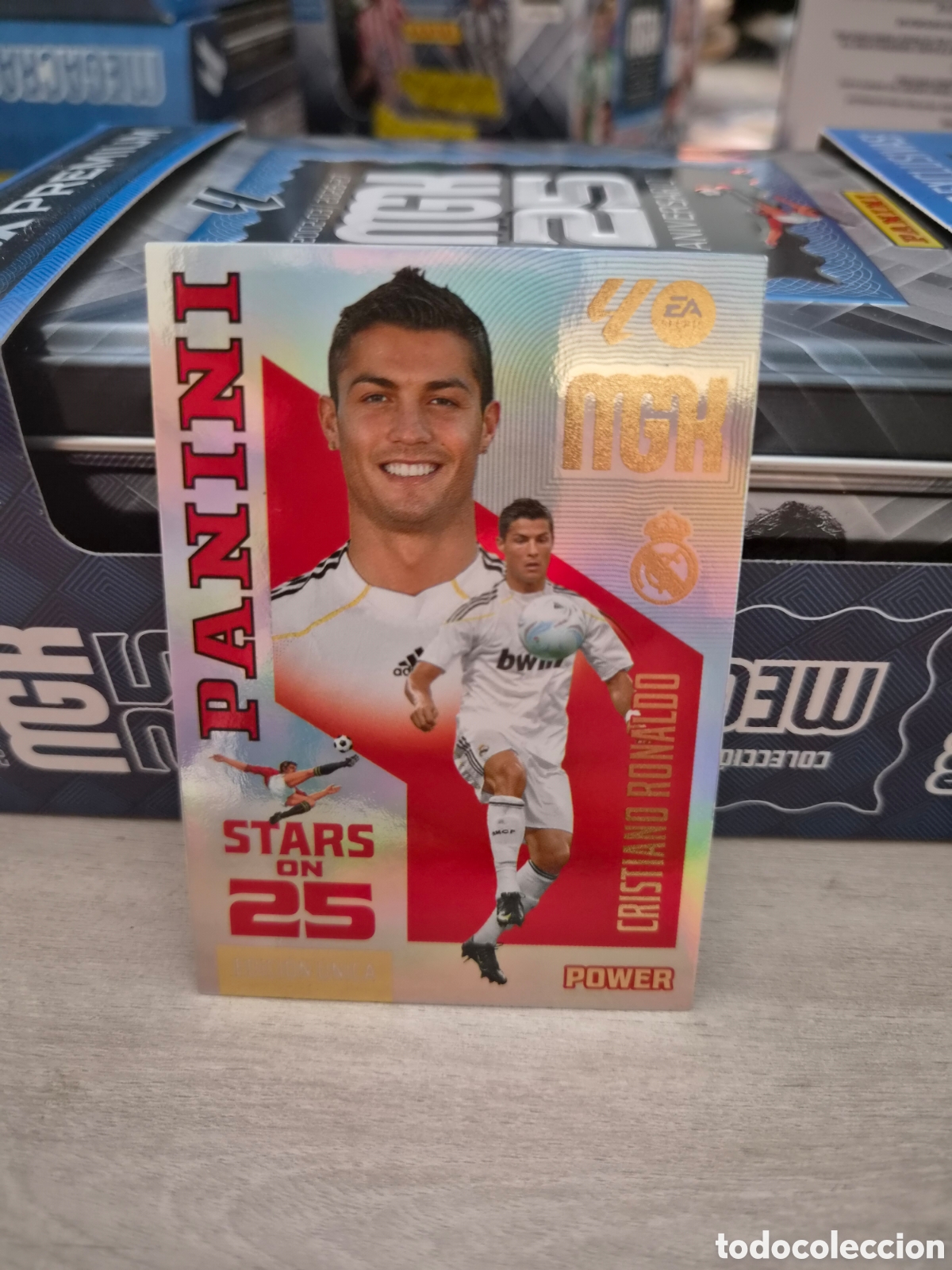 Cromos de f&uacute;tbol: P442 Stars On 25 Power Cristiano Ronaldo Megacracks 26/27