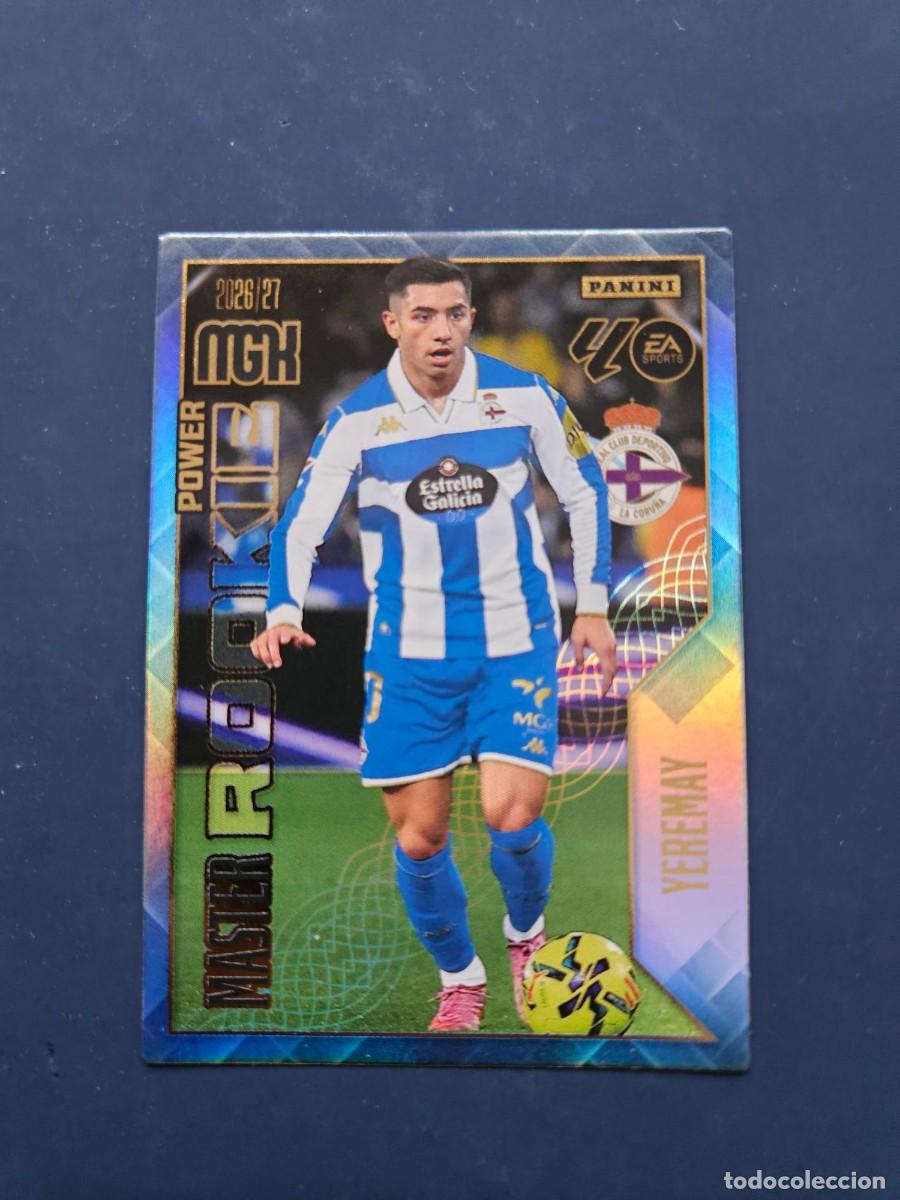 Cromos de f&uacute;tbol: N&ordm; 423P YEREMAY DEPORTIVO MASTER ROOKIE POWER MGK MEGACRACKS 26 27 2026 2027