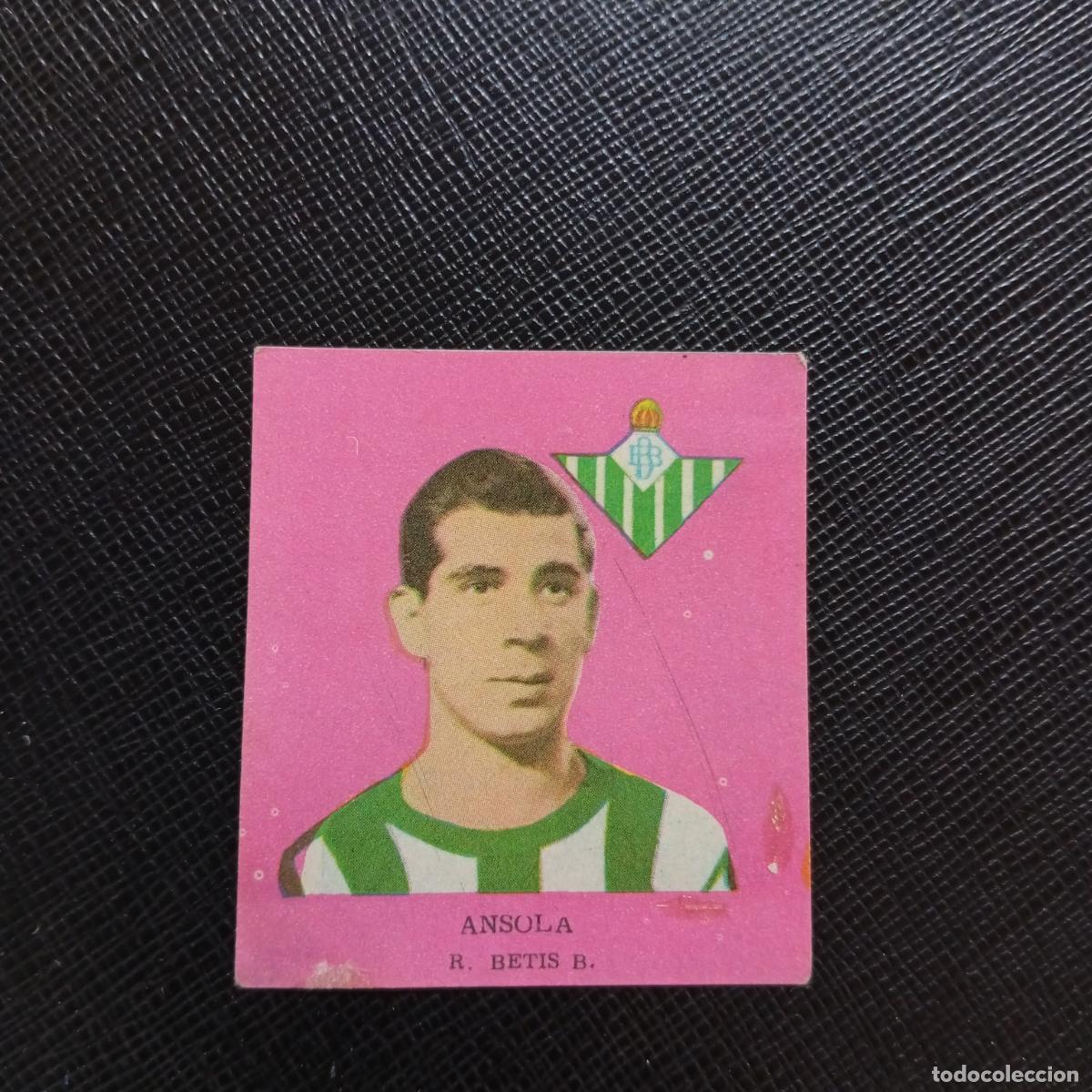 Cromos de f&uacute;tbol: ANSOLA REAL BETIS FHER 1962 1963 CROMO FUTBOL LIGA 62 63 - DESPEGADO - A35 PG154