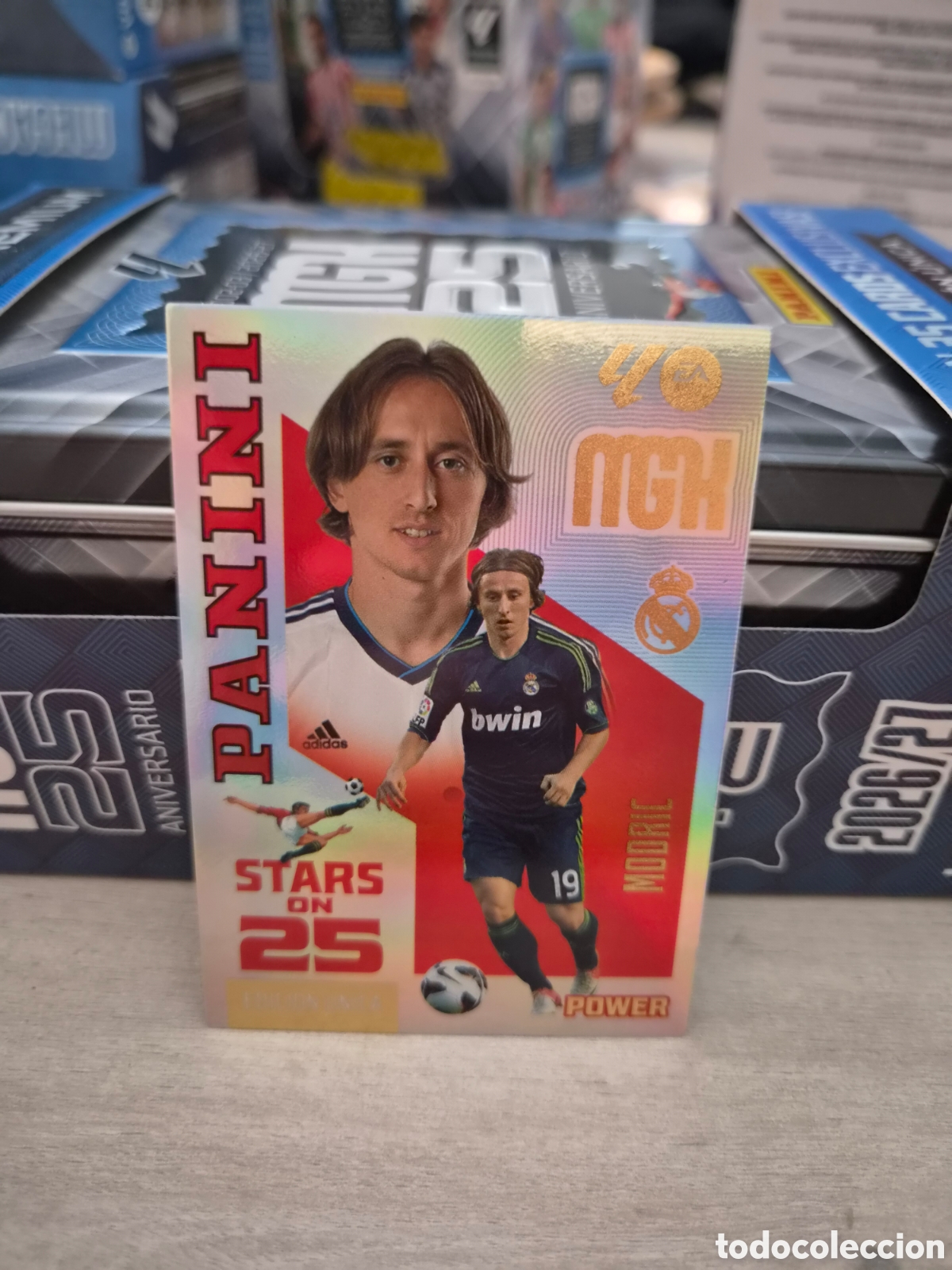 Cromos de f&uacute;tbol: P445 Stars On 25 Power Modric Megacracks 26/27