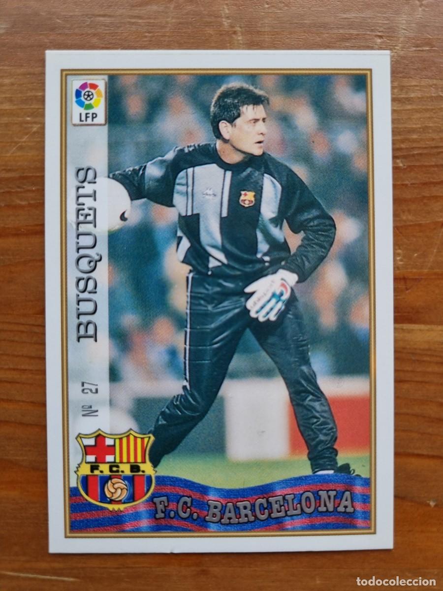 Cromos de f&uacute;tbol: 27 BUSQUETS (FC Barcelona). Las Fichas de la Liga 1997 1998 97 98 (Mundicromo)