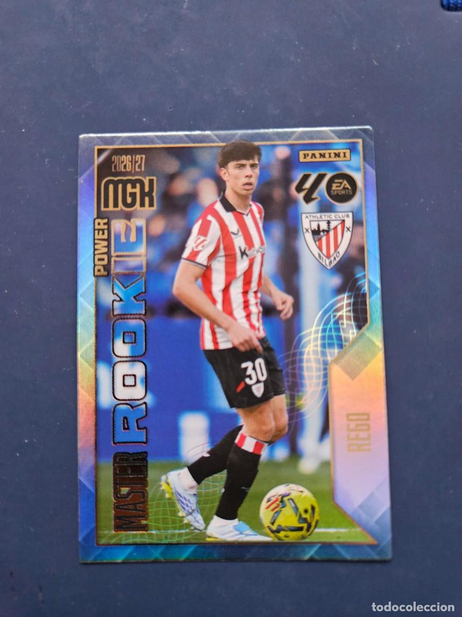 Cromos de f&uacute;tbol: N&ordm; 418P REGO ATHLETIC BILBAO MASTER ROOKIE POWER MGK MEGACRACKS 26 27 2026 2027
