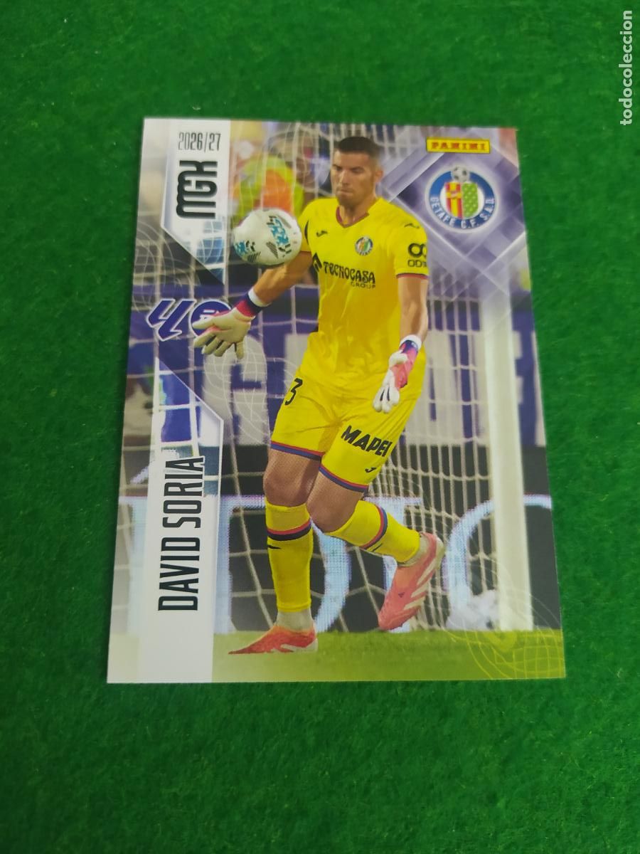 Cromos de f&uacute;tbol: MEGACRACKS 2026 2027 MGK 26 27 NUEVO - GETAFE N&ordm; 182 DAVID SORIA