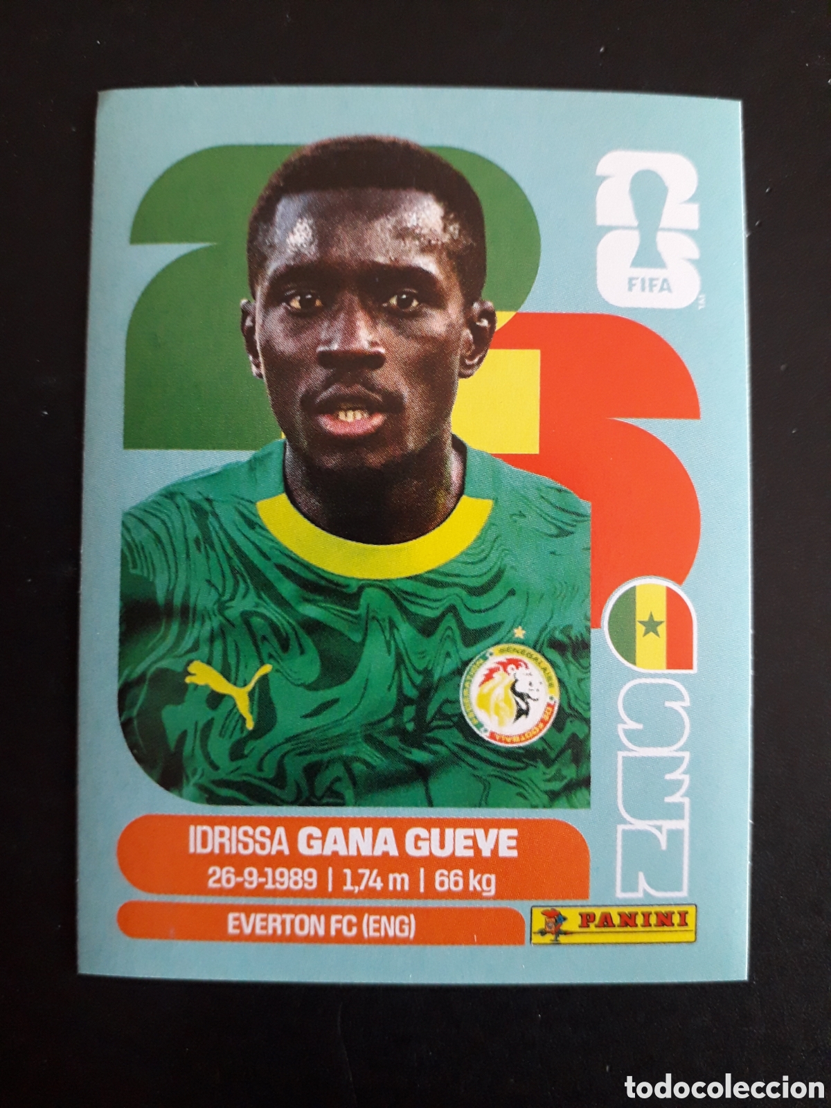 Figurine di Calcio: GANA GUEYE SENEGAL SEN 9 MUNDIAL F&Uacute;TBOL 2026 FIFA WORLD CUP PANINI SIN PEGAR PEDIDO M&Iacute;NIMO 3&euro;
