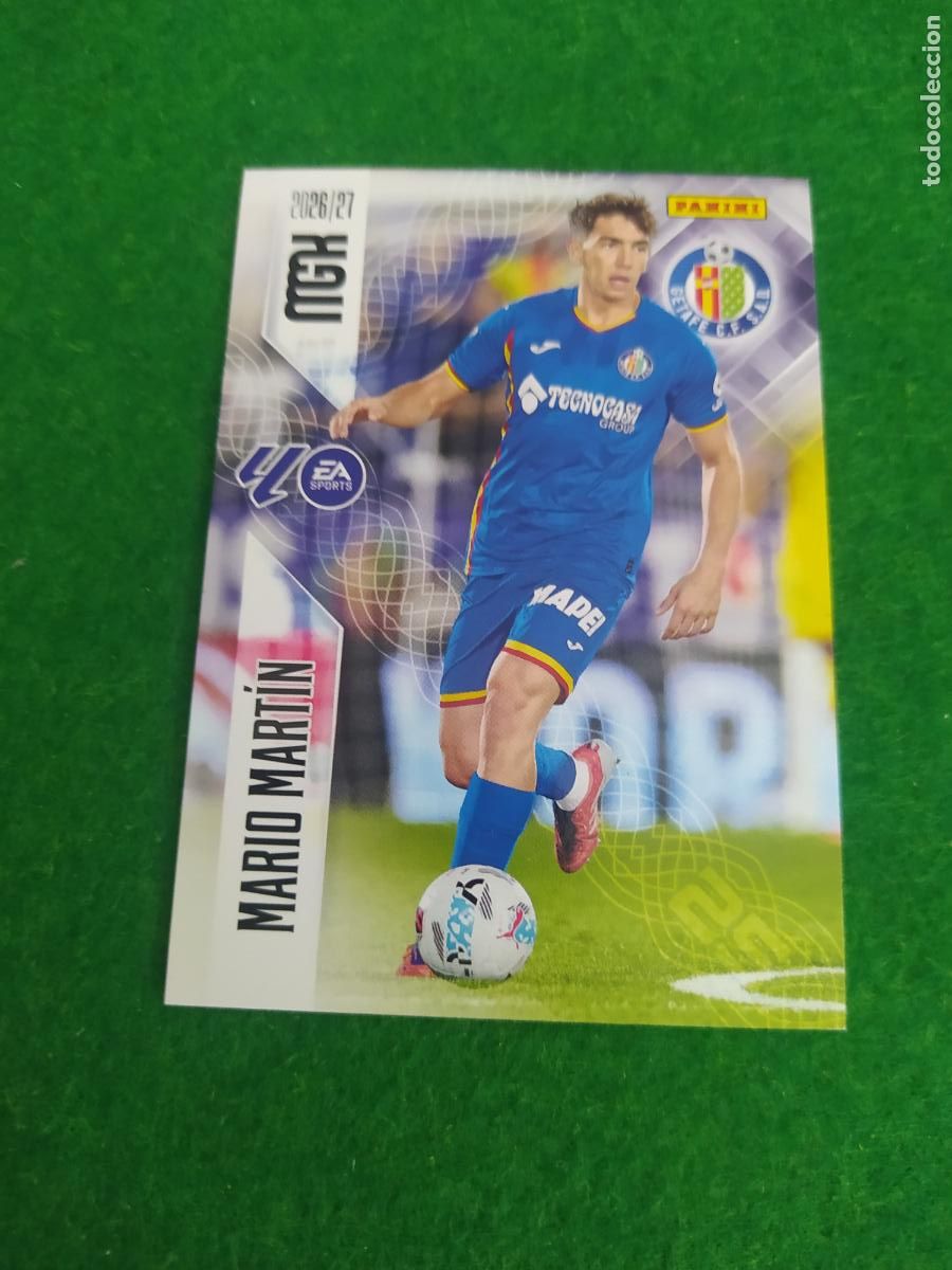 Fu&szlig;ball-Sticker: MEGACRACKS 2026 2027 MGK 26 27 NUEVO - GETAFE N&ordm; 190 MARIO MARTIN
