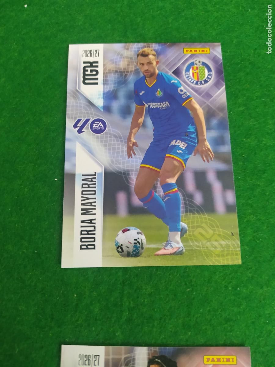 Fu&szlig;ball-Sticker: MEGACRACKS 2026 2027 MGK 26 27 NUEVO - GETAFE N&ordm; 195 BORJA MAYORAL