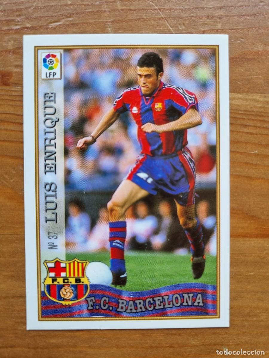 Fu&szlig;ball-Sticker: 37 LUIS ENRIQUE (FC Barcelona). Las Fichas de la Liga 1997 1998 97 98 (Mundicromo)