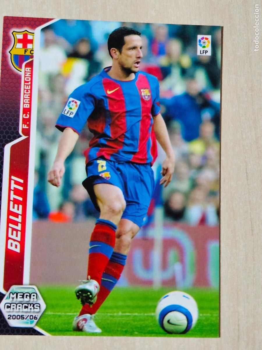 Cromos de f&uacute;tbol: CROMO N&ordm; 57 BELLETTI - MEGACRACKS 2005 06 - BARCELONA
