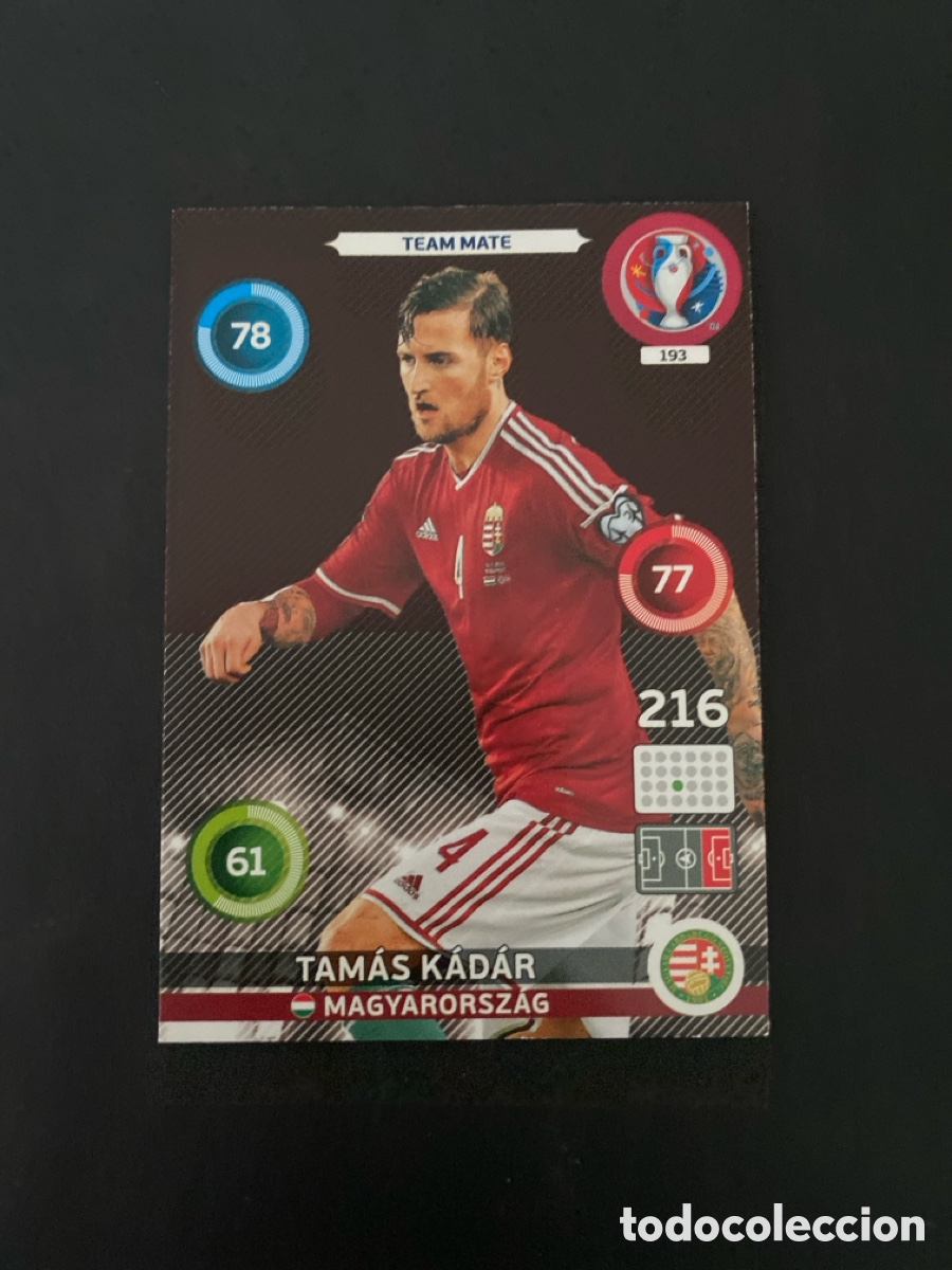 Cromos de f&uacute;tbol: Cromo Adrenalyn UEFA 2016 Euro N* 193