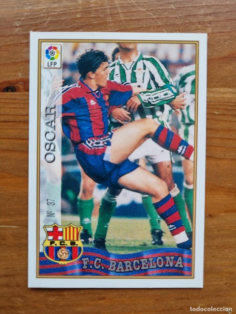 Cromos de f&uacute;tbol: 37 OSCAR (FC Barcelona). Las Fichas de la Liga 1997 1998 97 98 (Mundicromo)