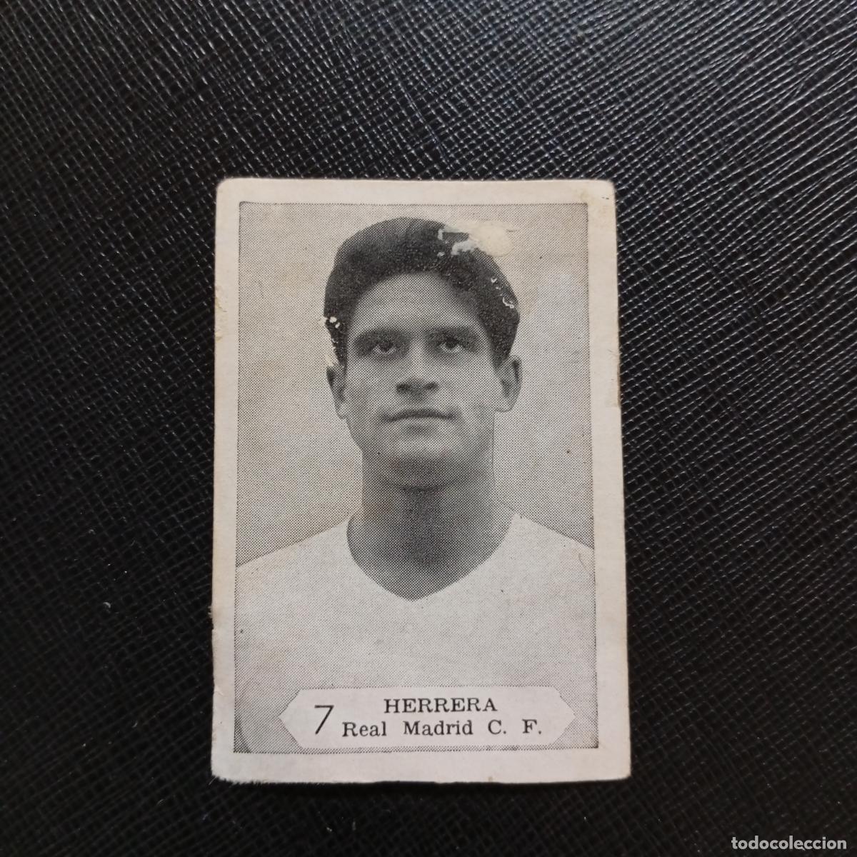 Fu&szlig;ball-Sticker: 7 HERRERA REAL MADRID GRAFICAS NILO 1958 1959 CROMO FUTBOL LIGA 58 59 - DESPEGADO - A35 PG172
