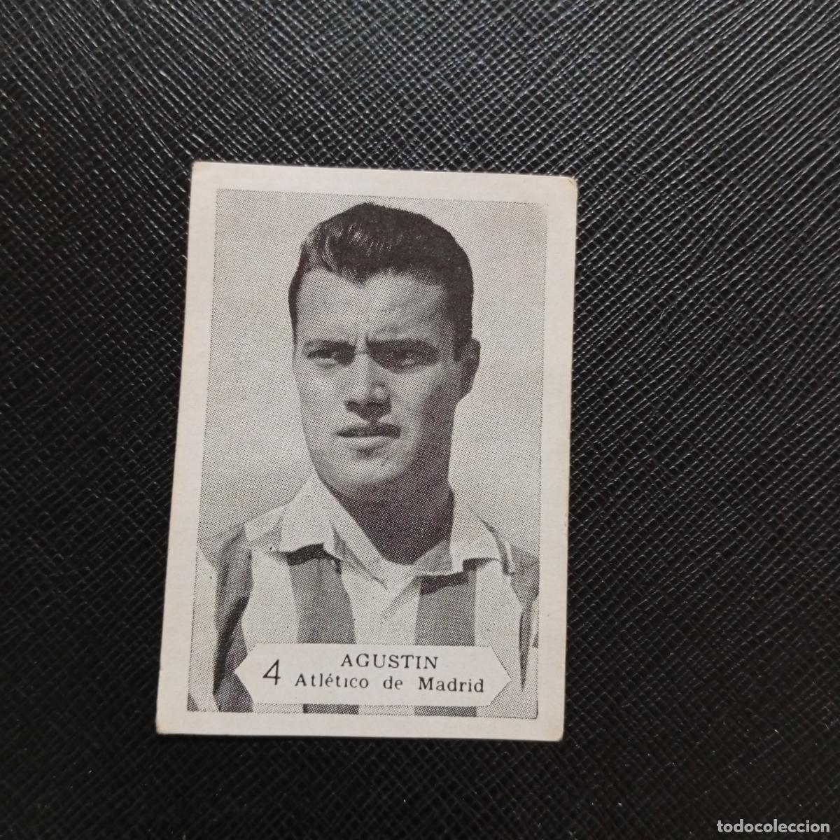 Cromos de Futebol: 4 AGUSTIN AT MADRID GRAFICAS NILO 1958 1959 CROMO FUTBOL LIGA 58 59 - DESPEGADO - A35 PG172