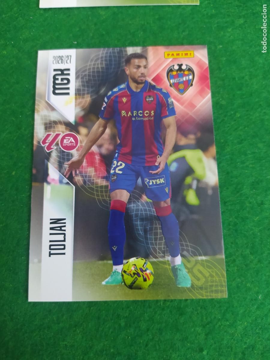 Football Stickers: MEGACRACKS 2026 2027 MGK 26 27 NUEVO - LEVANTE N&ordm; 202 TOLJAN