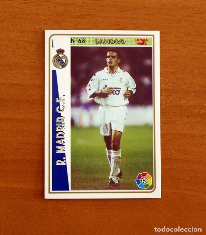 Cromos de f&uacute;tbol: Real Madrid -N&ordm; 68 Sandro -&Uacute;ltima Hora -Mundicromo Las Fichas de la Liga 1994-1995-94-95