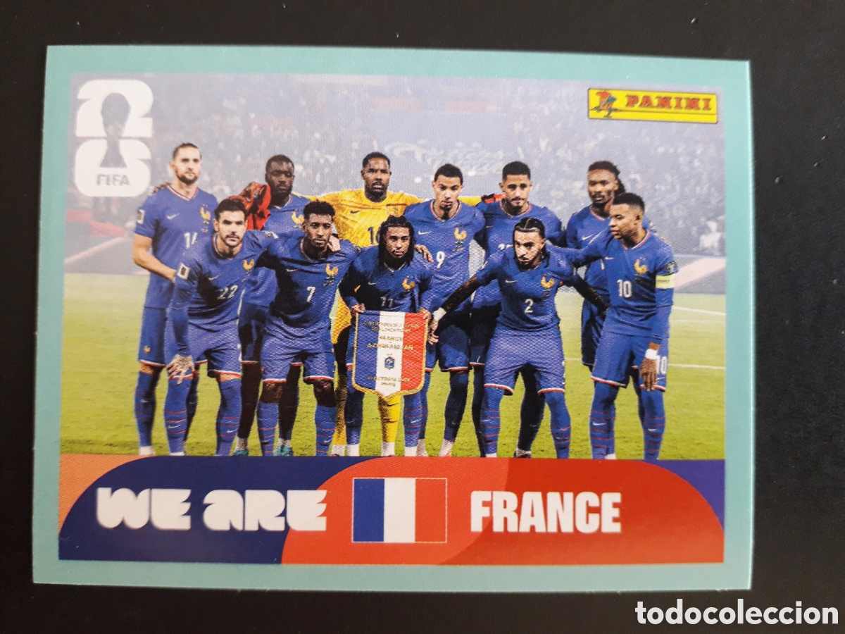 Cromos de f&uacute;tbol: EQUIPO FRANCIA FRA 13 MUNDIAL F&Uacute;TBOL 2026 FIFA WORLD CUP PANINI SIN PEGAR, MBAPP&Eacute; PEDIDO M&Iacute;NIMO 3&euro;