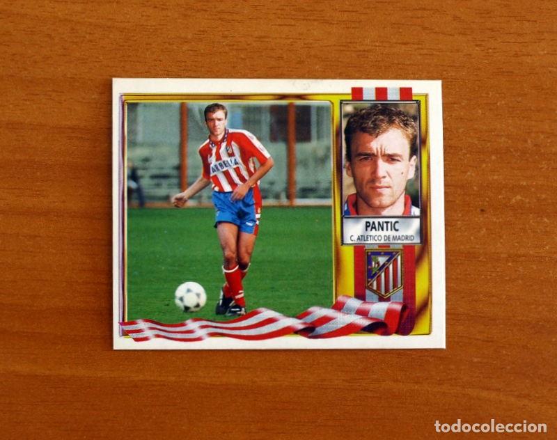 Football Stickers: Atl&eacute;tico de Madrid - Pantic - COLOCA - Ediciones Este Liga 1995-1996, 95-96 - Nunca Pegado