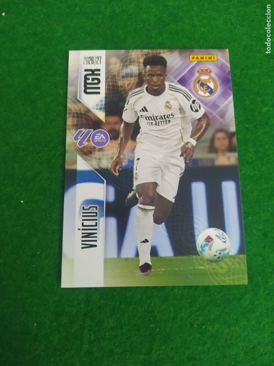 Football Stickers: MEGACRACKS 2026 2027 MGK 26 27 NUEVO - REAL MADRID N&ordm; 234 VINICIUS