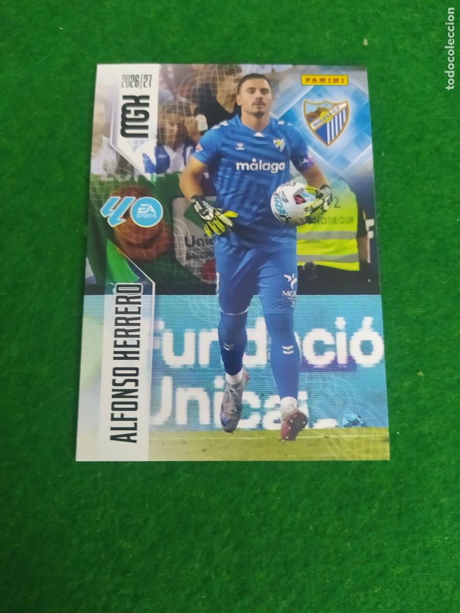 Cromos de f&uacute;tbol: MEGACRACKS 2026 2027 MGK 26 27 NUEVO - MALAGA N&ordm; 236 ALFONSO HERRERO