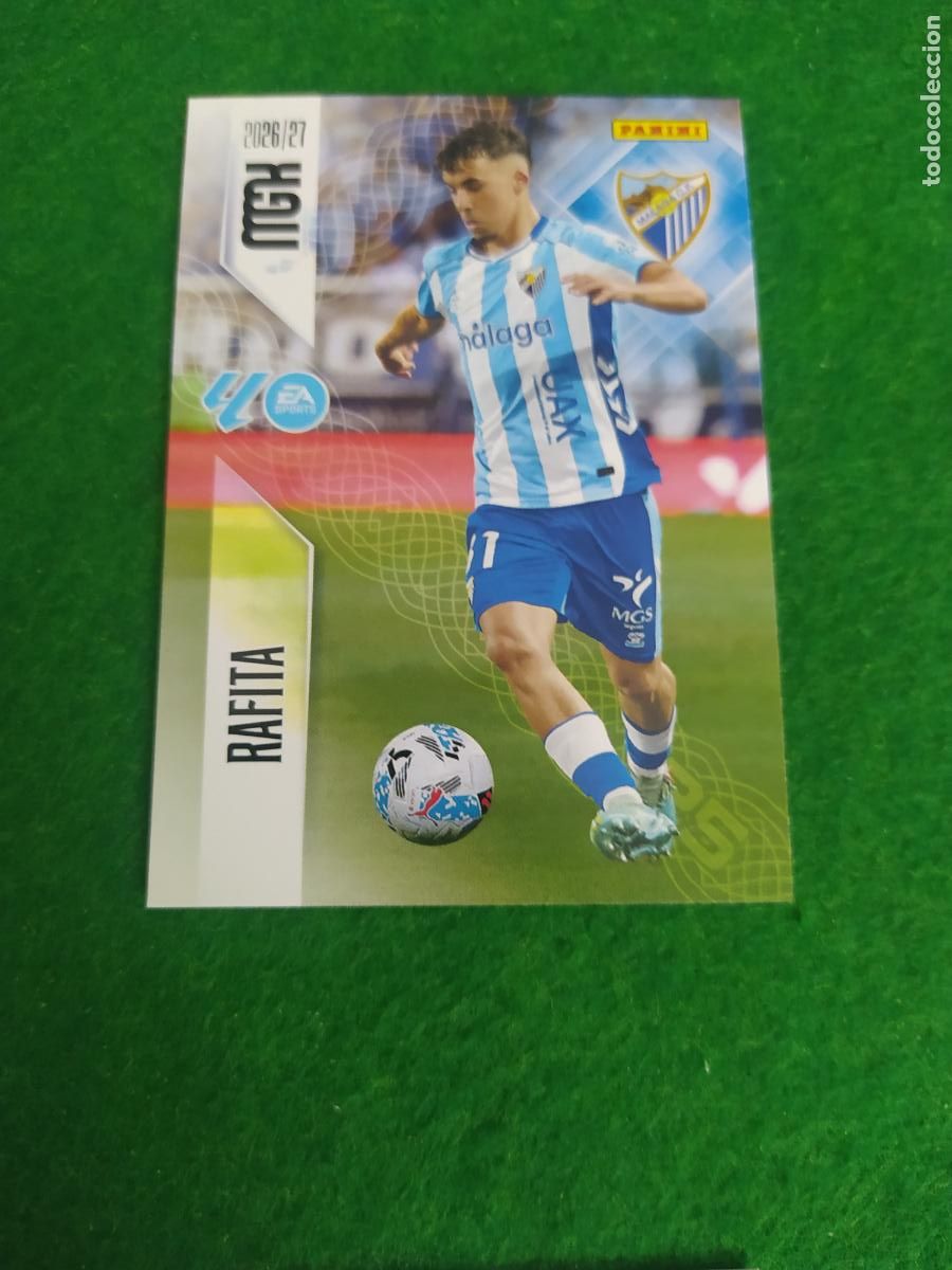 Cromos de f&uacute;tbol: MEGACRACKS 2026 2027 MGK 26 27 NUEVO - MALAGA N&ordm; 242 RAFITA