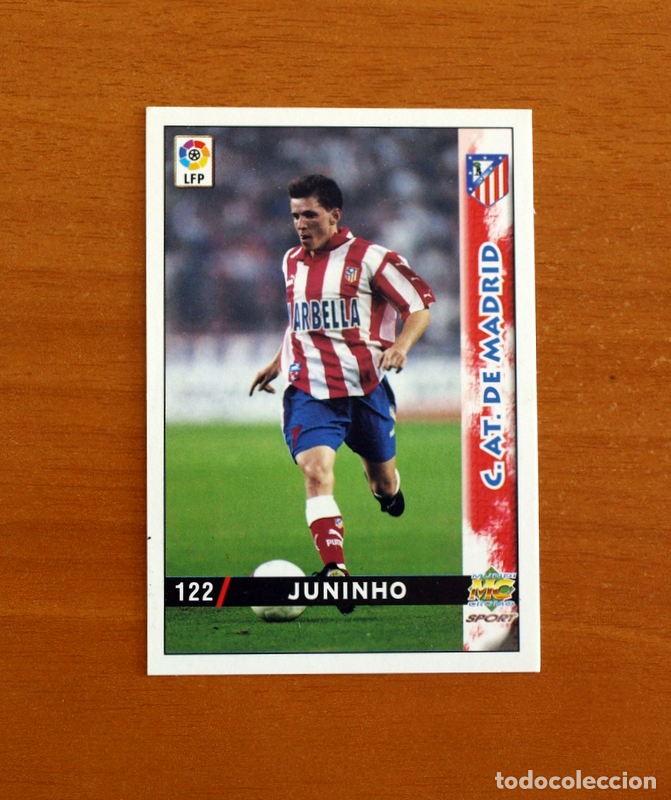 Cromos de f&uacute;tbol: Atl&eacute;tico de Madrid - N&ordm; 122 Juninho - Mundicromo Las Fichas de la Liga 1998-1999-98-99