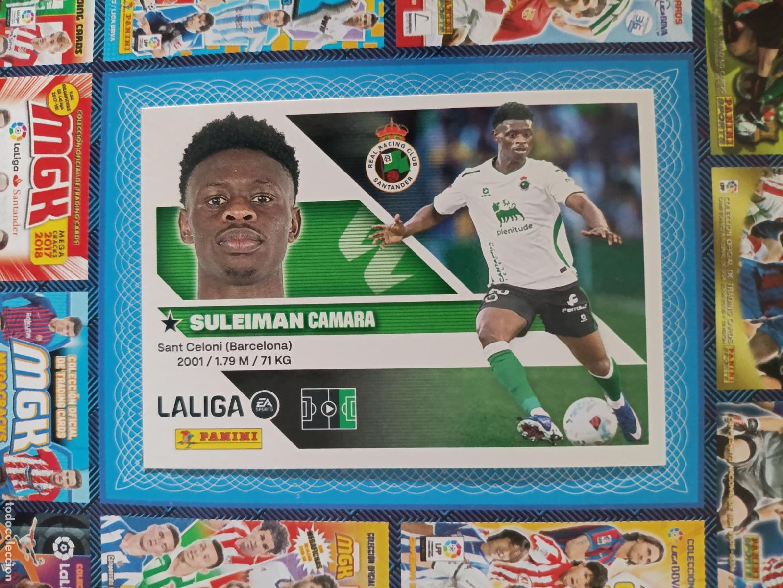 Cromos de f&uacute;tbol: LIGA ESTE 2026 2027 RACING DE SANTANDER N&ordm;15 SULEIMAN