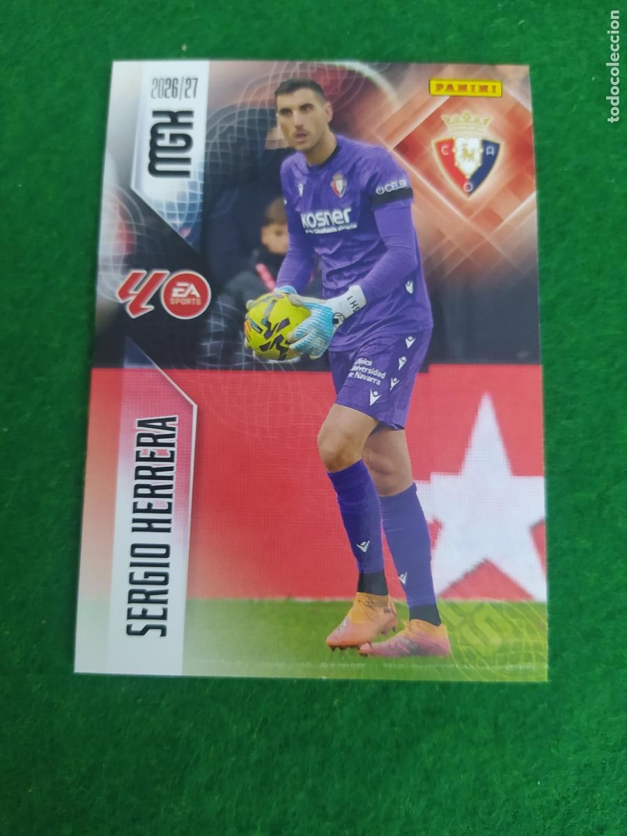 Football Stickers: MEGACRACKS 2026 2027 MGK 26 27 NUEVO - OSASUNA N&ordm; 254 SERGIO HERRERA