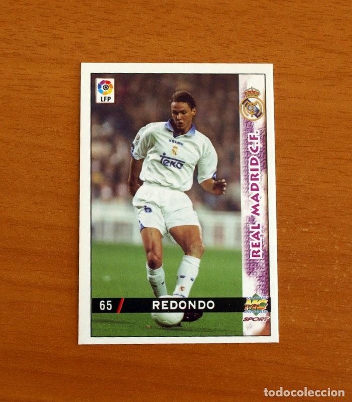 Cromos de f&uacute;tbol: Real Madrid -N&ordm; 65 Redondo -Mundicromo Las Fichas de la Liga 1998-1999-98-99
