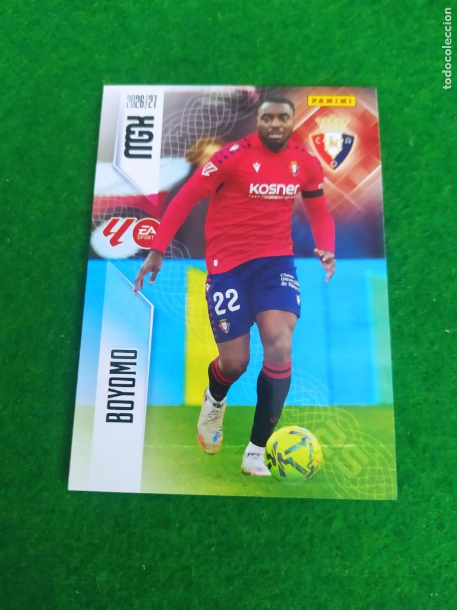 Cromos de f&uacute;tbol: MEGACRACKS 2026 2027 MGK 26 27 NUEVO - OSASUNA N&ordm; 257 BOYOMO