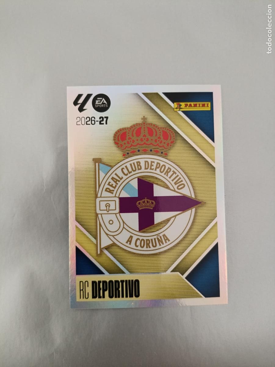 Cromos de f&uacute;tbol: LIGA ESTE 2026 2027 DEPORTIVO DE LA CORU&Ntilde;A N&ordm;1