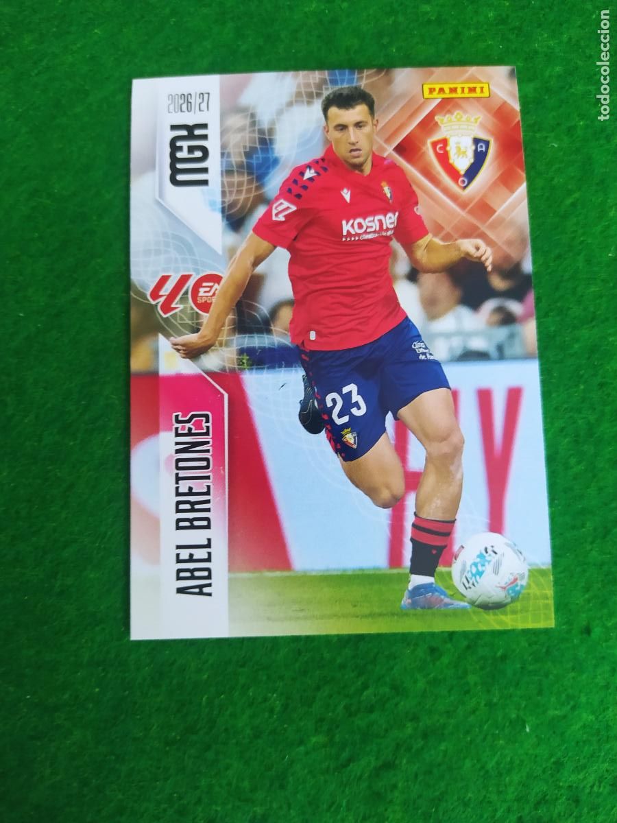 Cromos de f&uacute;tbol: MEGACRACKS 2026 2027 MGK 26 27 NUEVO - OSASUNA N&ordm; 260 ABEL BRETONES
