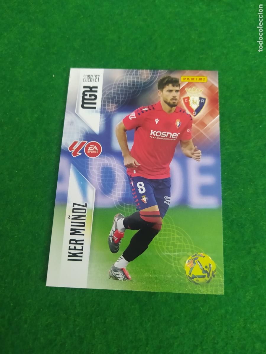 Cromos de f&uacute;tbol: MEGACRACKS 2026 2027 MGK 26 27 NUEVO - OSASUNA N&ordm; 261 IKER MU&Ntilde;OZ