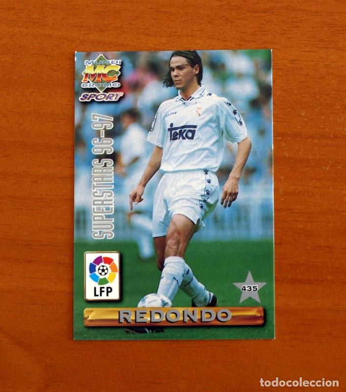 Cromos de f&uacute;tbol: Real Madrid - N&ordm; 435 Redondo-Fernando Hierro Superstars -Mundicromo Las Fichas Liga 1996-1997-96-97
