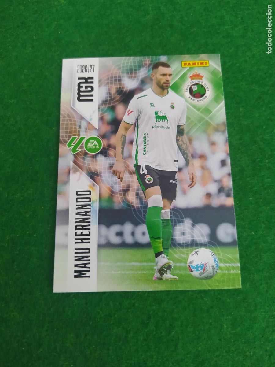 Cromos de Futebol: MEGACRACKS 2026 2027 MGK 26 27 NUEVO - RACING DE SANTANDER N&ordm; 278 MANU HERNANDO