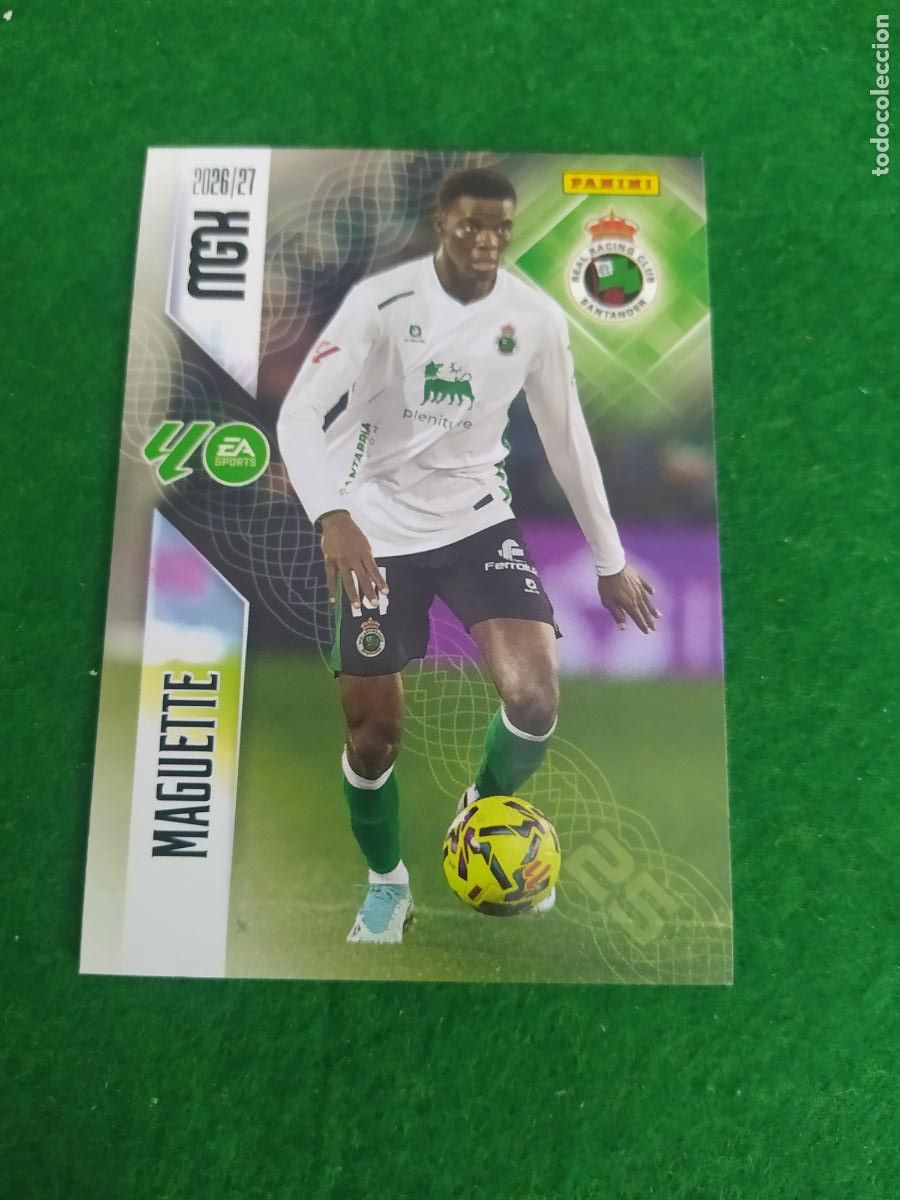 Football Stickers: MEGACRACKS 2026 2027 MGK 26 27 NUEVO - RACING DE SANTANDER N&ordm; 280 MAGUETTE