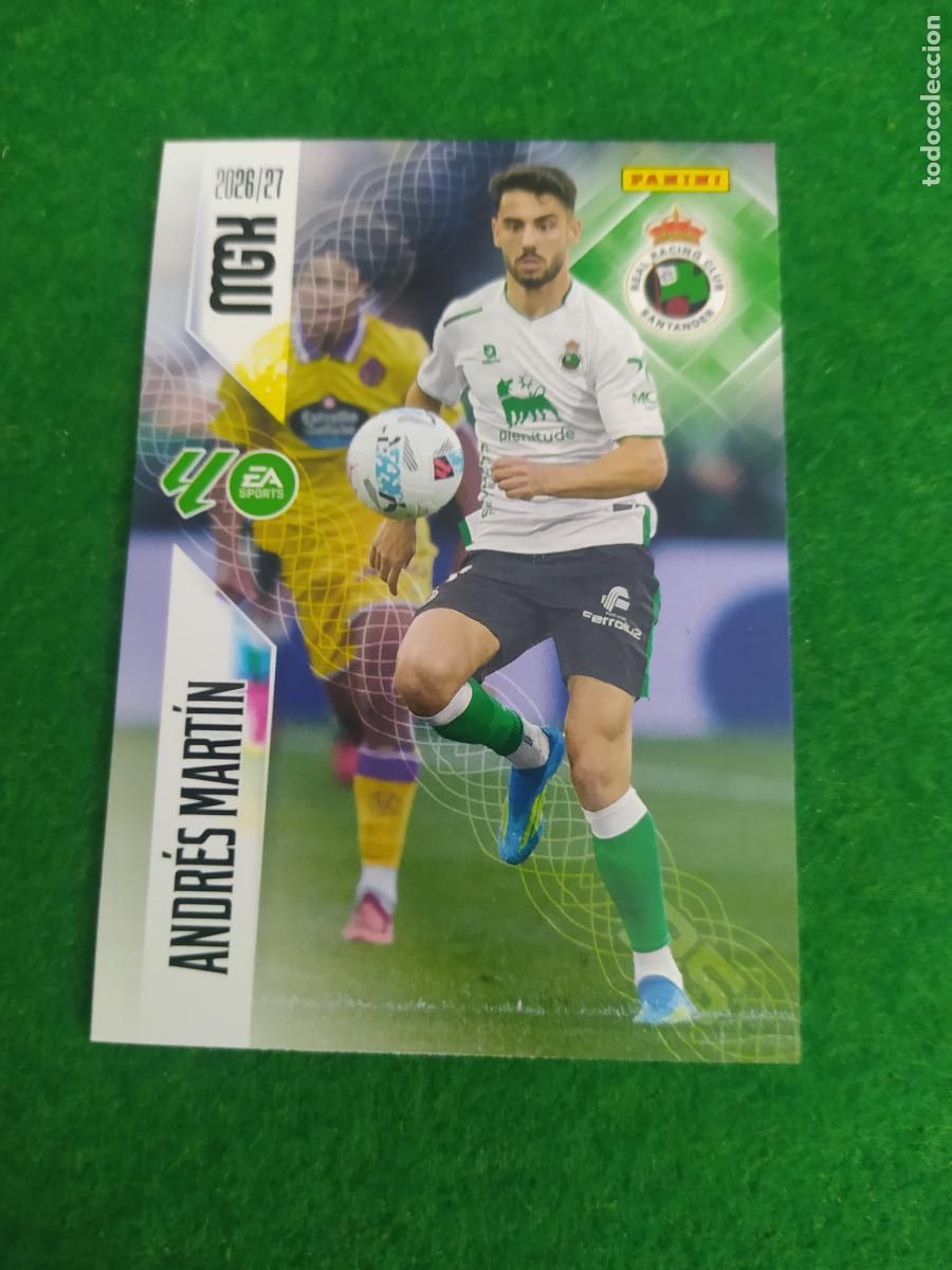 Football Stickers: MEGACRACKS 2026 2027 MGK 26 27 NUEVO - RACING DE SANTANDER N&ordm; 285 ANDRES MARTIN