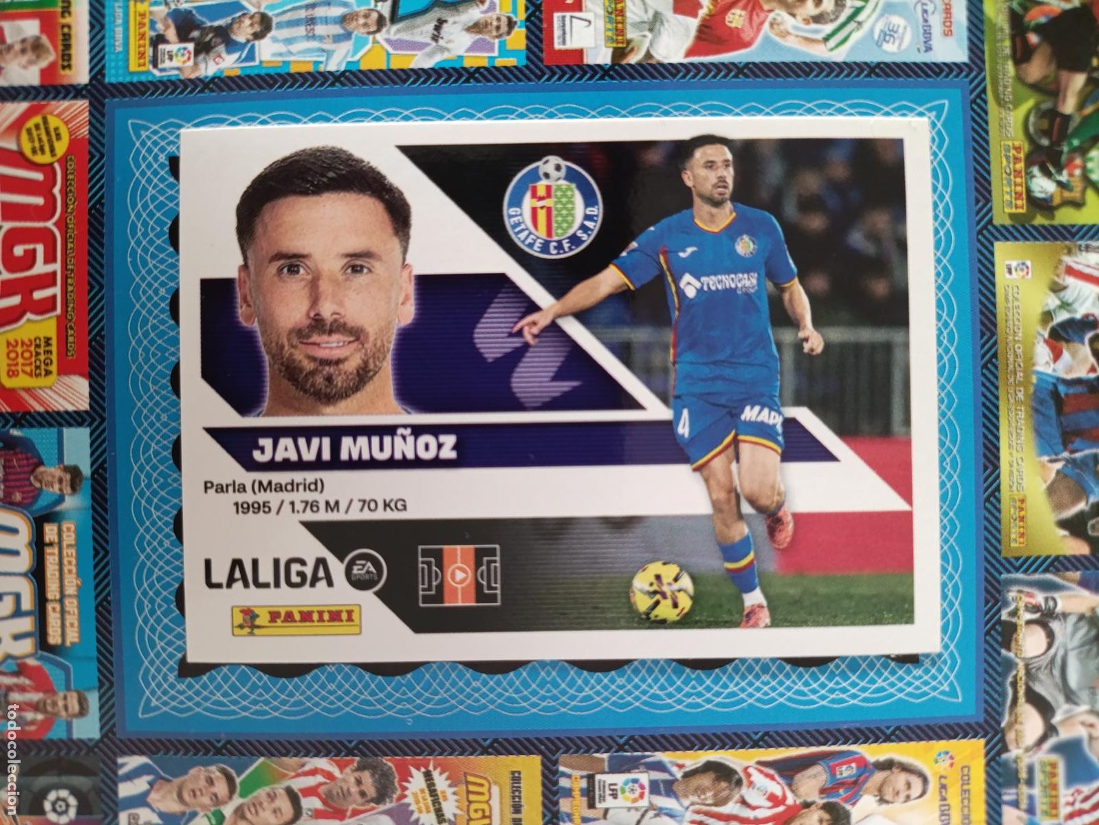 Football Stickers: LIGA ESTE 2026 2027 GETAFE N&ordm;12 JAVI MU&Ntilde;OZ
